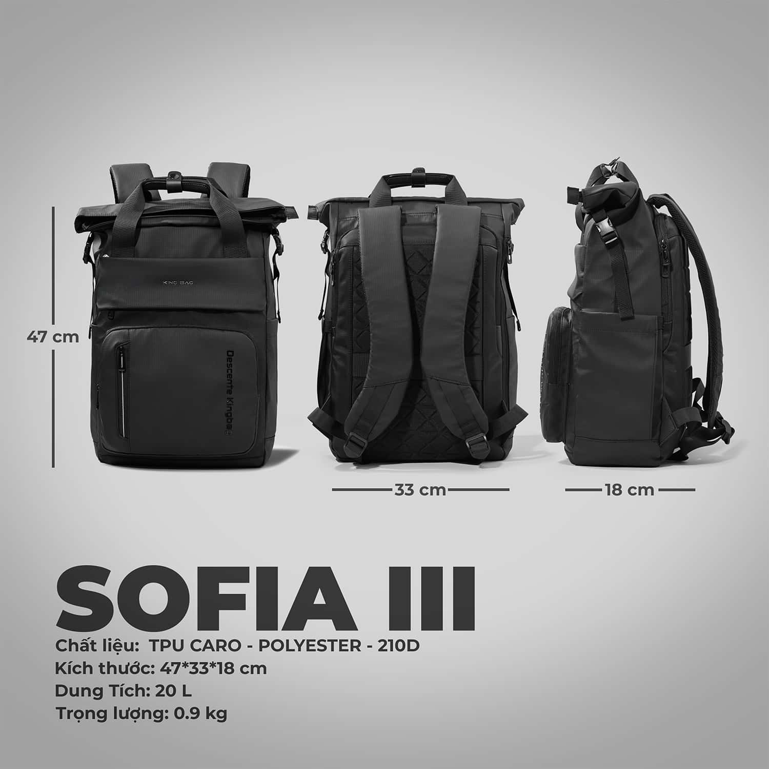 Balo Laptop King bag Sofia iii 1 Nen